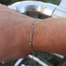 Humer Accessories Aralıklı Geo M Çelik Ince Erkek Bileklik