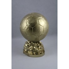 3D Layer Craft Fıfa Ballon D'or Maketi Gold Kaplama 20 cm