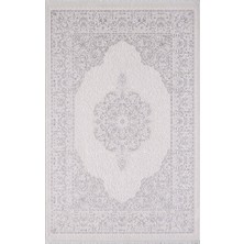 Artemis Halı Dream 09705d Krem Gri Klasik Bambu Halı