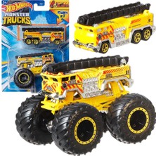 Hot Wheels Monster Trucks ve Araba Seti 1:64 Arabalar 5 Alarm GRH81-HWN39
