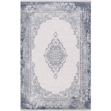 Artemis Halı Dream 09707d Gri Mavi Klasik Bambu Halı