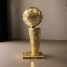 3D Layer Craft Larry O'brien Nba Şampiyonluk Kupası Maketi 25 cm Hediyelik Dekor