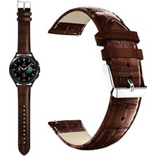 onlinekordon 22MM Saat Uyumlu Crocodil Baskılı Hakiki Deri Saat Kordonu Kayışı Akıllı Pimli 46MM