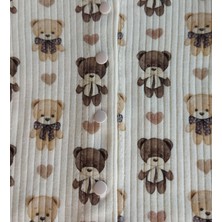 Baby Mii Organik Papyonlu Ayı Tulum