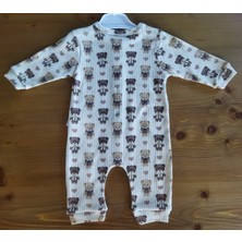 Baby Mii Organik Papyonlu Ayı Tulum