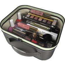 MDA STORE Make Up Bag Makyaj Çantası - Şeffaf Kapaklı Makyaj Organizeri