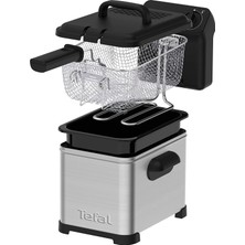 Tefal FR5030 Family Pro Erişimli Fritöz, 3000 W, Siyah Paslanmaz Çelik