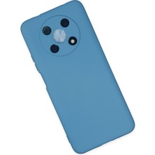 Newface Huawei Nova Y90 Kılıf Nano Içi Kadife  Silikon - Mavi 13