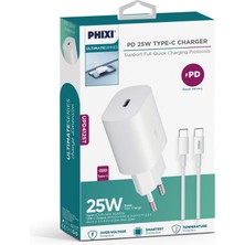 Phixi Ultimate UPD4125T 25W Pd Girişli Type-C Hızlı Şarj Cihazı