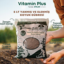 Vitamin Plus Koyun Gübresi 5 Lt Organik Yanmış ve Elenmiş