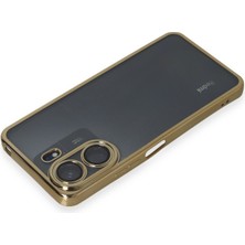 Newface Xiaomi Redmi 13C Kılıf Razer Lensli Silikon - Gold 13