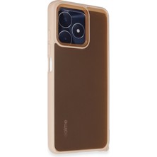 Newface Realme C53 Kılıf Elegant Kapak - Pudra 13