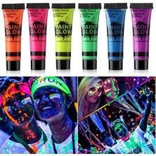 Mavi Online Glow Stick Boya Fosforlu Krem Boya 12 Adet