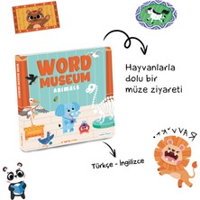 İlk Kelimeler Müzesi - Hayvanlar (İngilizce Destekli Kitap ve Yapboz Seti)