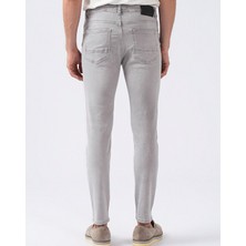 Pierre Cardin Normal Bel Normal Paça Slim Fit Gri Erkek Denim Pantolon Cedar
