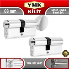 YMK Saten Bilyalı Barel Set | 68 mm | YMK-B68HBGS