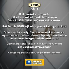 YMK Mandallı Sarı Bilyalı Barel | 68 mm | YMK-B68HMBS