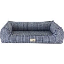 Pet Comfort Delta Varius Mavi Kareli Köpek Yatağı M 70X90CM 13