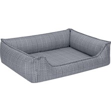 Pet Comfort Delta Varius Mavi Kareli Köpek Yatağı M 70X90CM 13