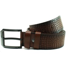 Mentor Regalo Deri Kemer Kahve Spor Desenli 81062
