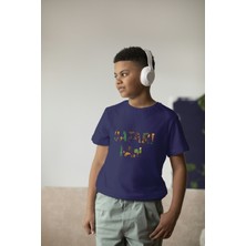 Bubuga Erkek Çocuk Pamuk Safari Fun Baskılı Kısa Kol Tshirt