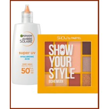 Show By Pastel Pastel Show By Pastel Show Your Style  Far Paleti 461 + Ambre Solaire Hyaluronik Güneş Koruyucu Yüz Kremi SPF50 40ML