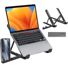 Evimol Yapışkanlı Laptop Standı Kaydırmaz Ped ( Telefon Tutucu ) Laptop ve Telefon Standı