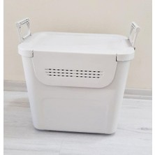 Geseus Motek  Mybox 1X30 Litre Kulplu Çok Amaçlı Organizer Saklama Kutusu-Mt-35