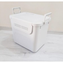 Geseus Motek  Mybox 1X30 Litre Kulplu Çok Amaçlı Organizer Saklama Kutusu-Mt-35