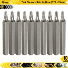 Gfb Tork Otomotiv Bits Uç Kısa T 25 x 75 mm 10 Adet
