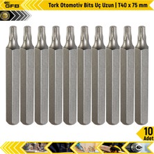 Gfb Tork Otomotiv Bits Uç Kısa T 40 x 75 mm 10 Adet