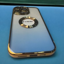 Bu Meydan IPHONE 15 Pro Max Magsafe Özellikli Lens Korumalı Silikon Telefon Kılıfı