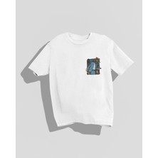 Sırt Baskılı Yüksek Kalite Kompakt Unisex Oversize T-Shirt