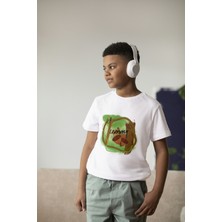 Bubuga Erkek Çocuk Pamuk Yummy Baskılı Kısa Kol Tshirt