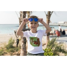 Bubuga Erkek Çocuk Pamuk Yummy Baskılı Kısa Kol Tshirt