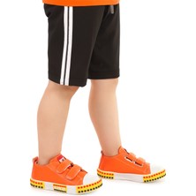Kiko Kids Kach Cırtlı Erkek Çocuk Günlük Spor Ayakkabı Turuncu