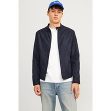 Jack & Jones Jjedylan Erkek Mont Hafif Dokuma Kumaşla Modern Tasarım Siyah Renk 12261197 12261197001