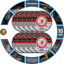 Karbosan Paslanmaz Çelik Inox Kesici | 180 x 1.9 x 22.23 mm | 10 Adet