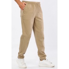 Unisex M-5xl Beden %100 Natural  Hambezi Keten  Pantolon