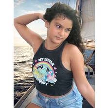 DG Fashion My Little Pony Crop Kız Çoçuk