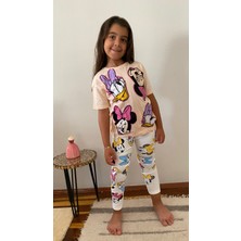 DG Fashion Minnie Mouse T-Shirt Tayt 2 Li Takım