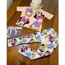 DG Fashion Minnie Mouse T-Shirt Tayt 2 Li Takım