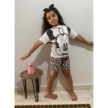 DG Fashion Disney Minnie Mouse 2'li Takım T-Shirt Tayt