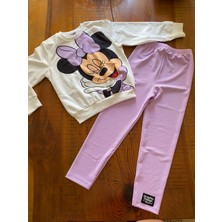 DG Fashion Minnie Mouse Uzun Kollu Pantalon 2 Li Takım