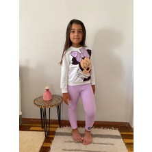 DG Fashion Minnie Mouse Uzun Kollu Pantalon 2 Li Takım