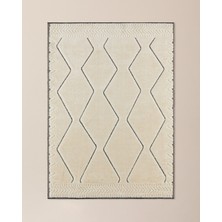 Madame Coco Avril Halı - Krem - 80x300 cm