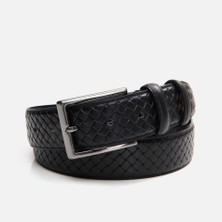 Hotiç Erkek Deri Siyah Kemer