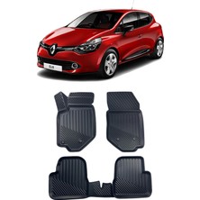 Sare Tuning Renault Clio 4 2012-2019 Arası Araca Özel Kauçuk 4d Havuzlu Paspas Takımı