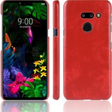 Colorful Shop Lg G8 Thinq Retro Anti Scratch Koruyucu Kapak Lychee Için Retro Kılıf (Yurt Dışından)