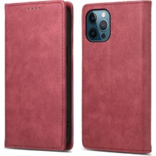 Colorful Shop IPhone 12 Için Flip Case Pro Max Kart Yuvası Darbeye Tpu Iş Rahat (Yurt Dışından)